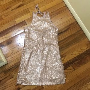 Forever21 Sequin Swing Dress Women (Small)